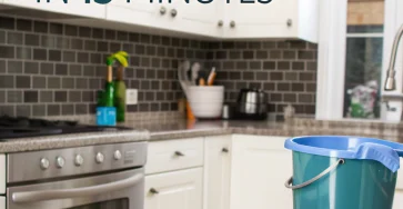 Deep Clean Your Kitchen in 15 Minutes