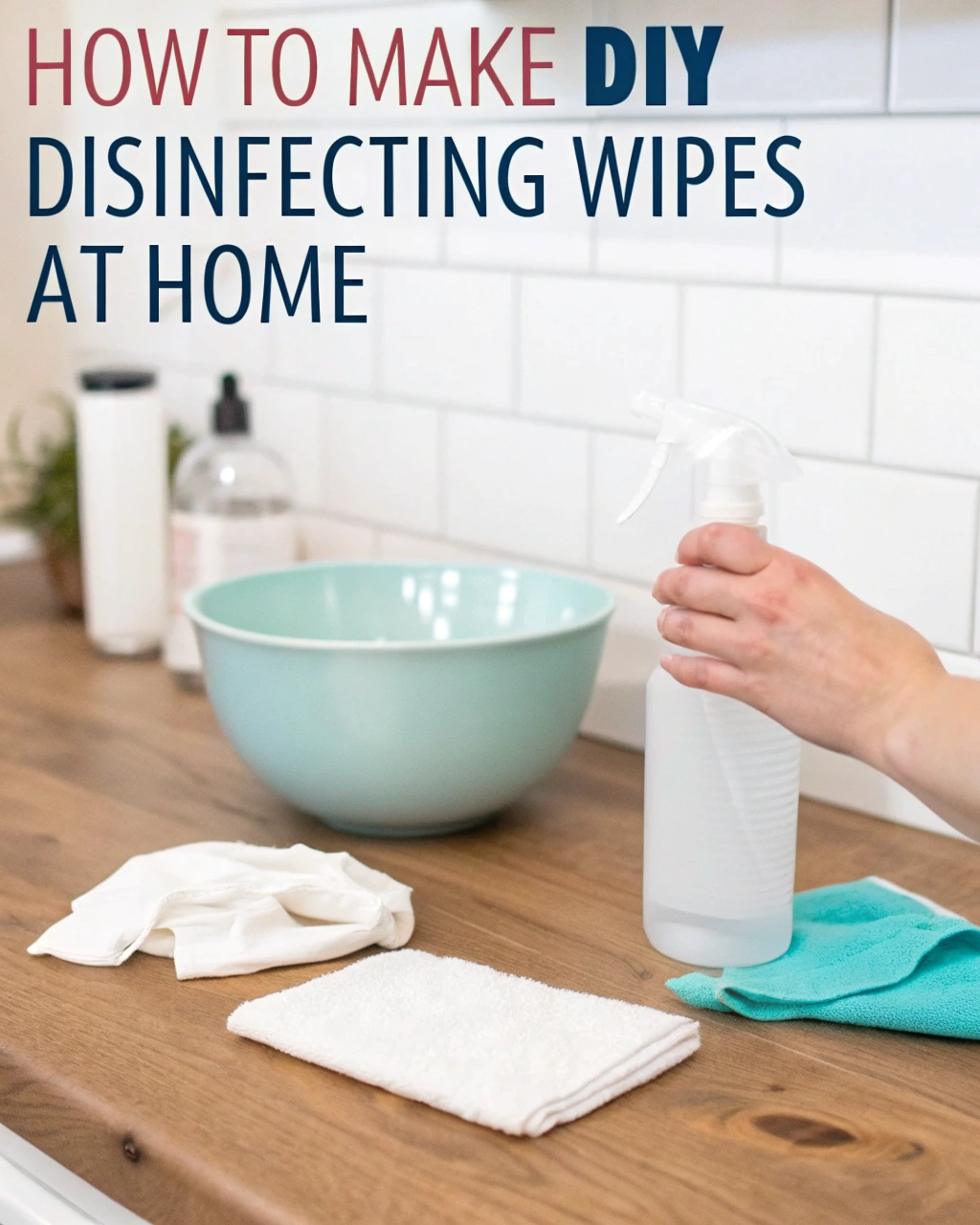 How to Make DIY Disinfecting Wipes at Home