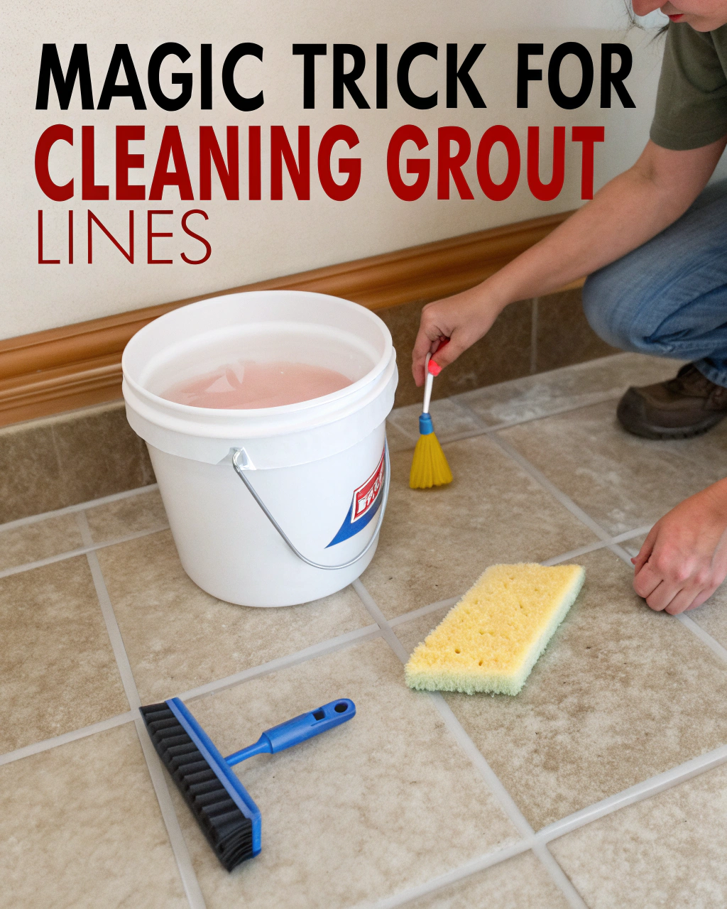 Magic Trick for Cleaning Grout Lines