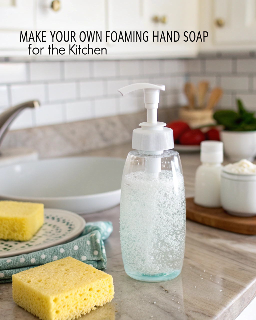 Make Your Own Foaming Hand Soap for the Kitchen