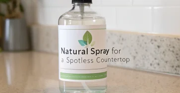 Natural Spray for a Spotless Countertop