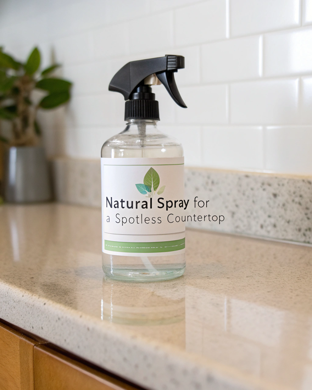 Natural Spray for a Spotless Countertop