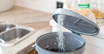 Quick Hack to Deodorize Trash Cans