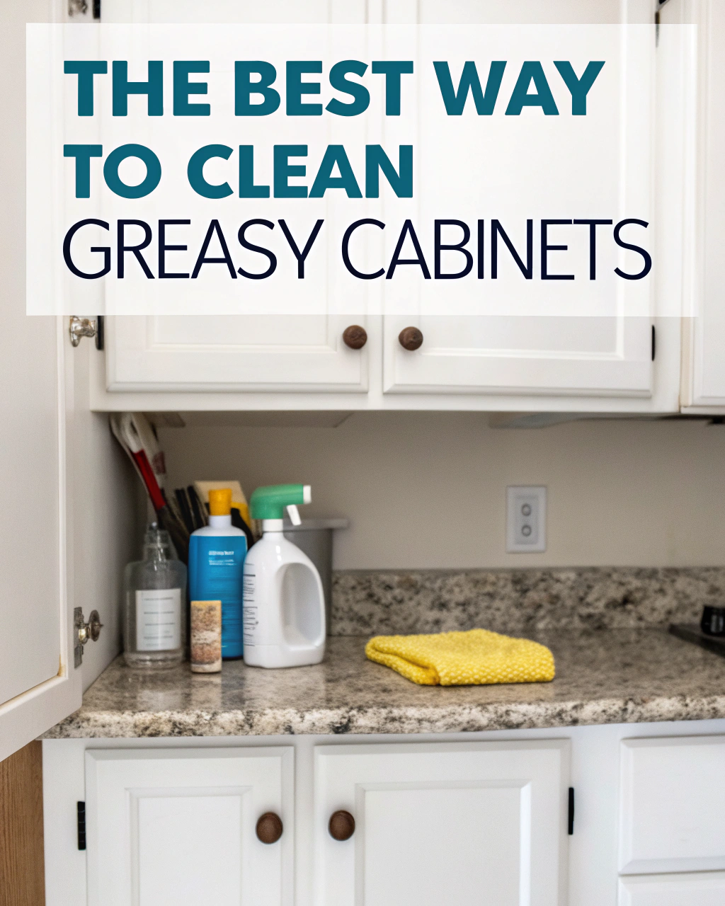 The Best Way to Clean Greasy Cabinets